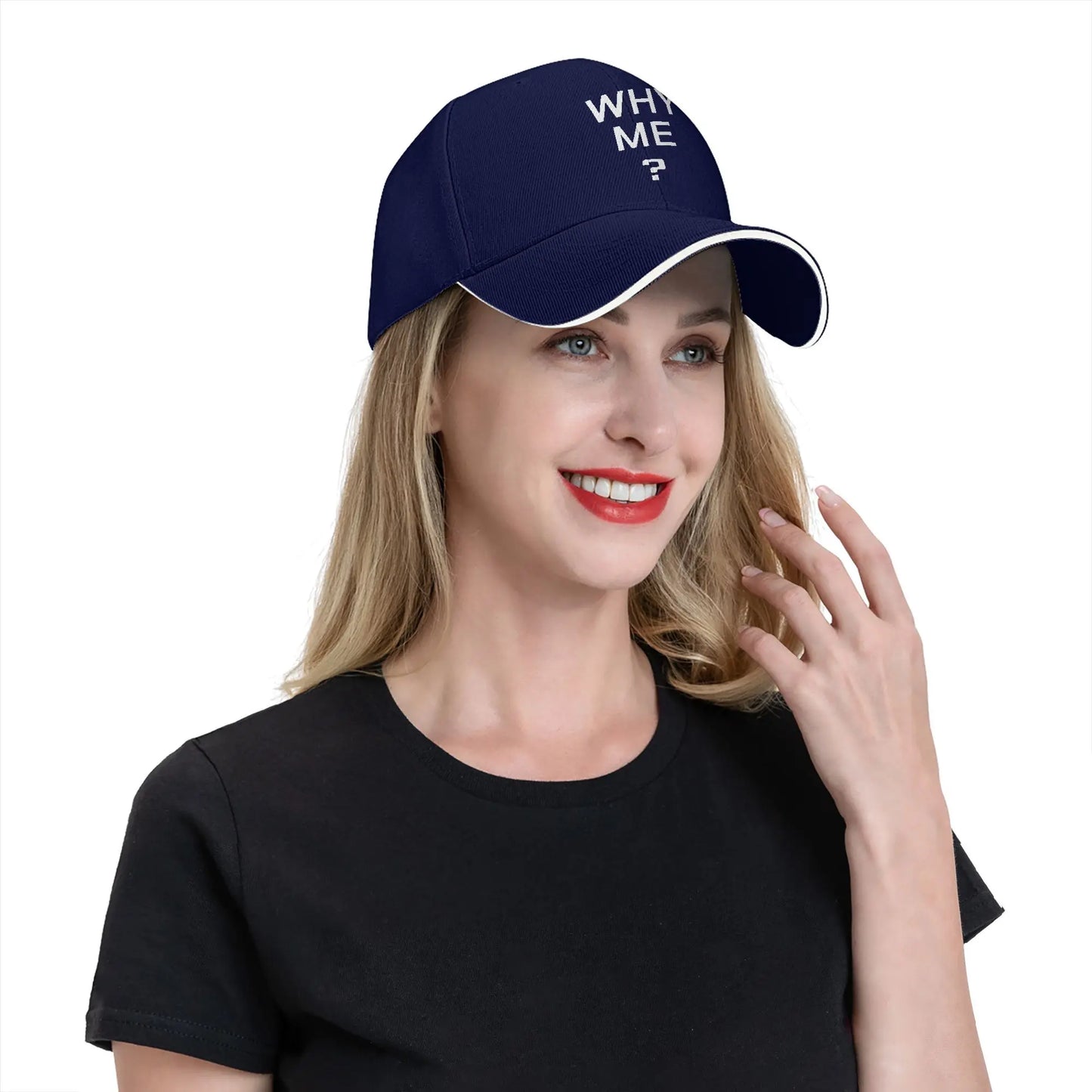 Adult Why me Death Stranding Sandwich Hat Baseball Caps Snapback Caps Trucker Worker Cap Adjustable Golf Hats Summer