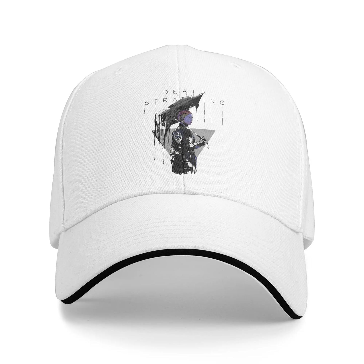 Adult Why me Death Stranding Sandwich Hat Baseball Caps Snapback Caps Trucker Worker Cap Adjustable Golf Hats Summer