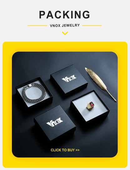 Vnox Cool Tire Pattern Necklaces for Men Boys, Stainless Steel Geometric Bar Pendant Collar, Punk Stylish Gifts for Him