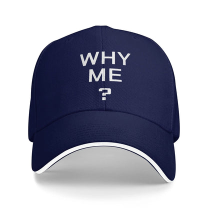 Adult Why me  Death Stranding Sandwich Hat  Baseball Caps Snapback Caps  Trucker Worker Cap Adjustable Golf Hats Summer