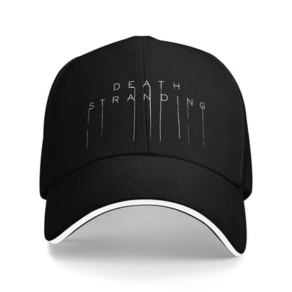 Adult Why me  Death Stranding Sandwich Hat  Baseball Caps Snapback Caps  Trucker Worker Cap Adjustable Golf Hats Summer