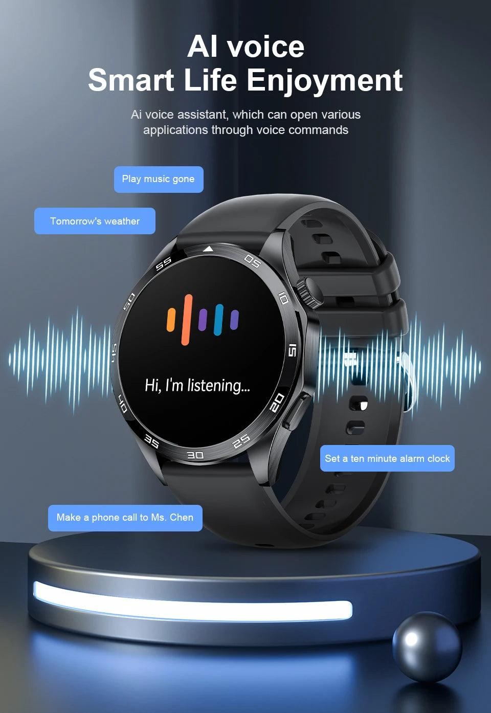 LIGE Wireless earphones ECG+PPG Smart Watch Blood Lipid Uric Acid Monitor Health Smartwatch Bluetooth Call Waterproof Watch Men