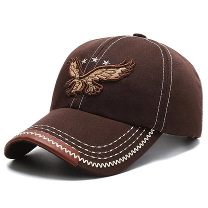 Unisex Baseball Cap 3D Eagle Embroidery Cap Men And Women Outdoor Sports Hats
