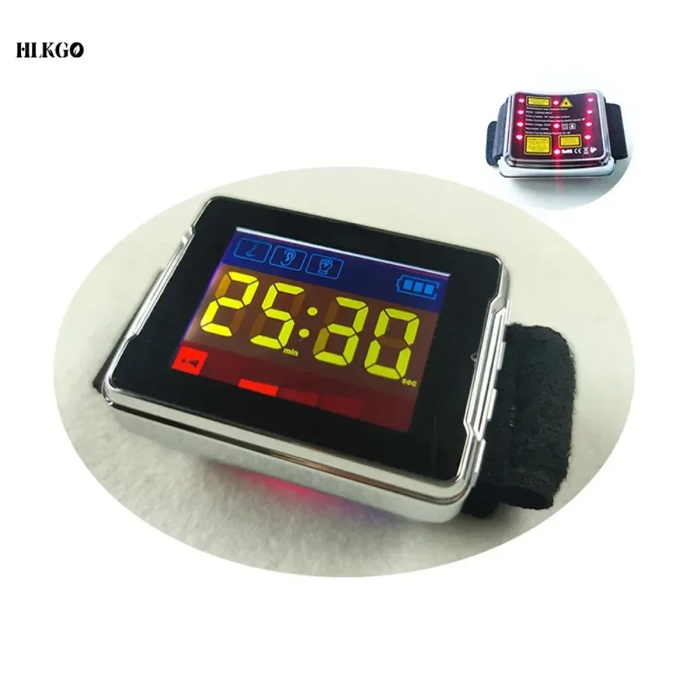 2024 HLKGO Laser Therapy Health Watch Blood Glucose Health Tracker