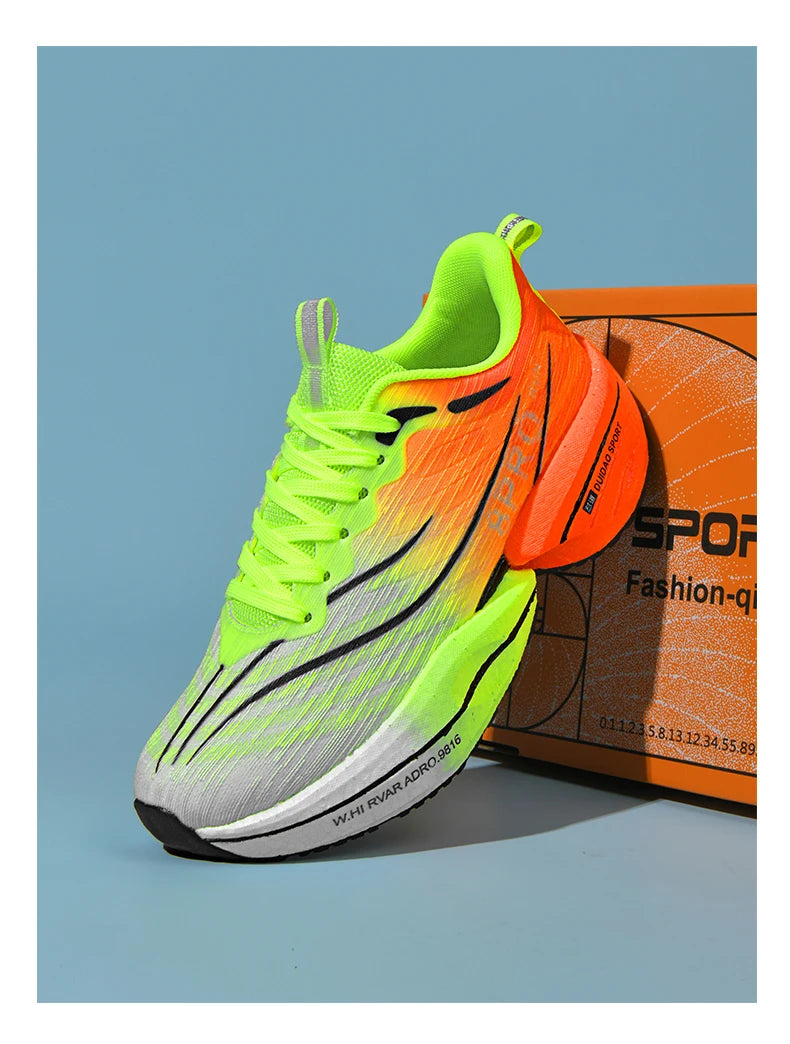 NEW 2025 Marathon Air Cushion Men Sports Running Shoes Breathable Lightweight Women's Comfortable Athletic Nonskid Sneakers