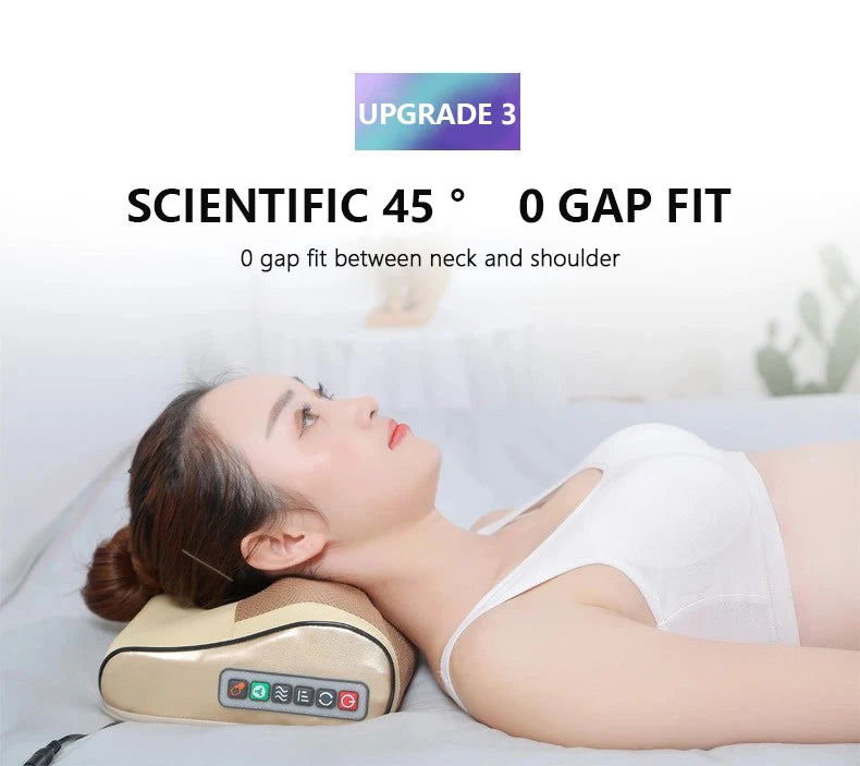 2024 Electric Neck Massager Pillow Multifunctional Massage Pillow Device Neck Health Massager Relaxation Pillow Massager