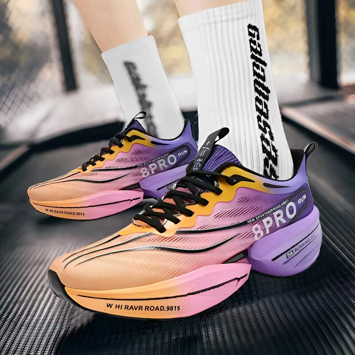 NEW 2025 Marathon Air Cushion Men Sports Running Shoes Breathable Lightweight Women's Comfortable Athletic Nonskid Sneakers