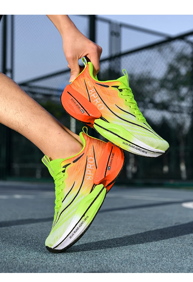 NEW 2025 Marathon Air Cushion Men Sports Running Shoes Breathable Lightweight Women's Comfortable Athletic Nonskid Sneakers