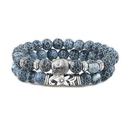 Buddha Head Bracelet for Women Men Natural