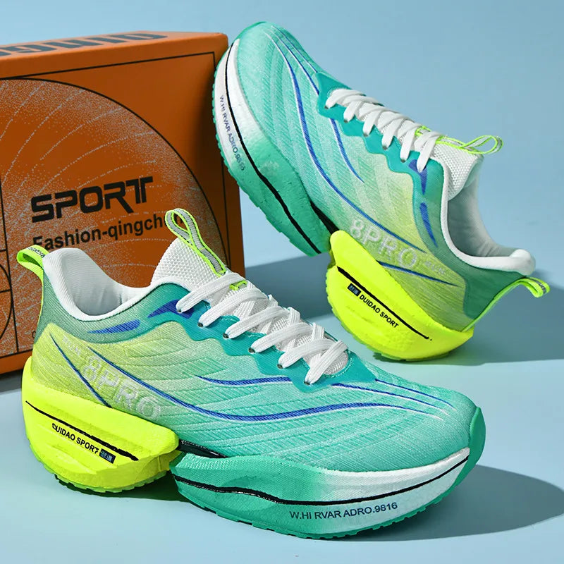 NEW 2025 Marathon Air Cushion Men Sports Running Shoes Breathable Lightweight Women's Comfortable Athletic Nonskid Sneakers