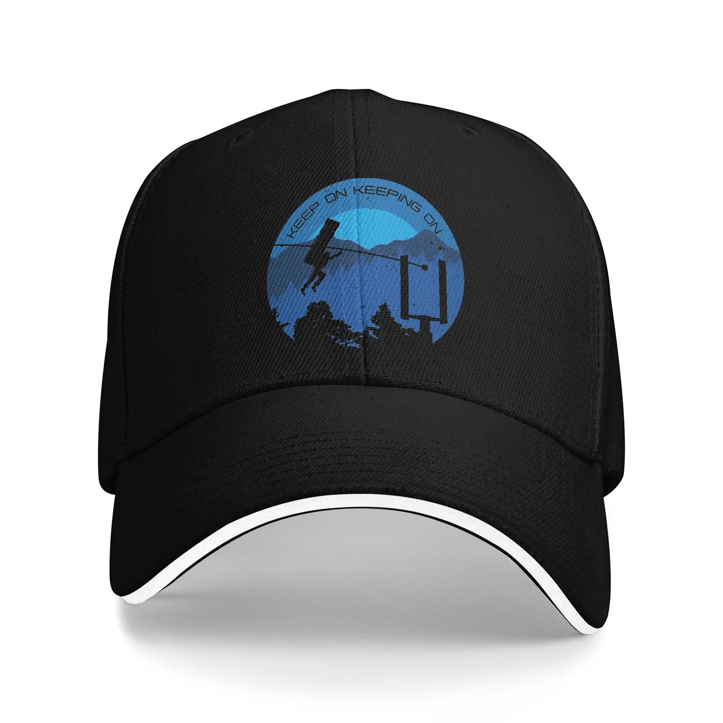 Adult Why me  Death Stranding Sandwich Hat  Baseball Caps Snapback Caps  Trucker Worker Cap Adjustable Golf Hats Summer