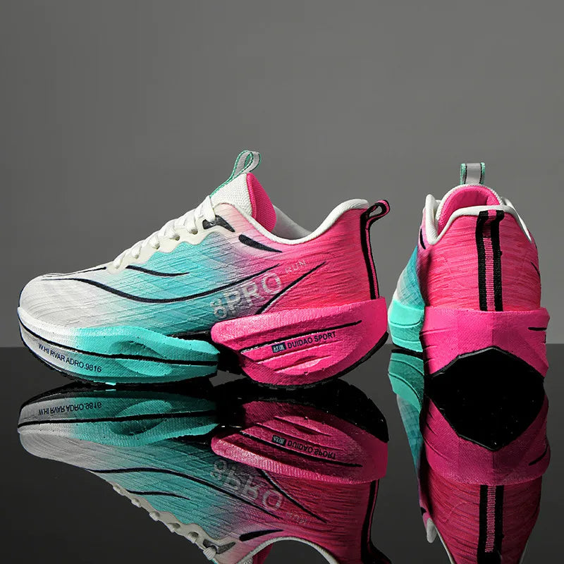 NEW 2025 Marathon Air Cushion Men Sports Running Shoes Breathable Lightweight Women's Comfortable Athletic Nonskid Sneakers