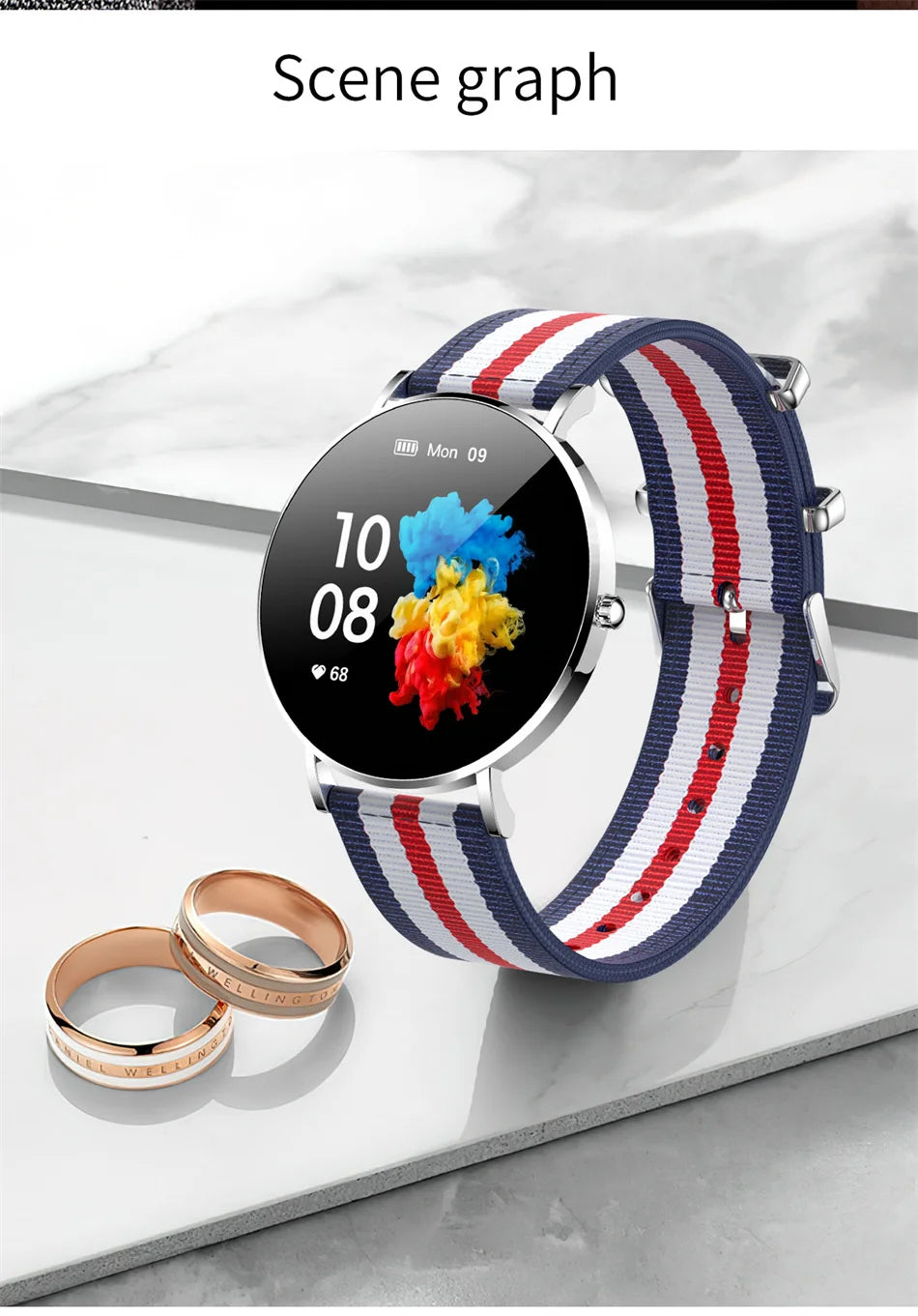 LIGE 2024 AMOLED Smart Watch Women Call Remind Ladies Physiologic Function Clock Sport Bracelet Waterproof Smartwatch For Men