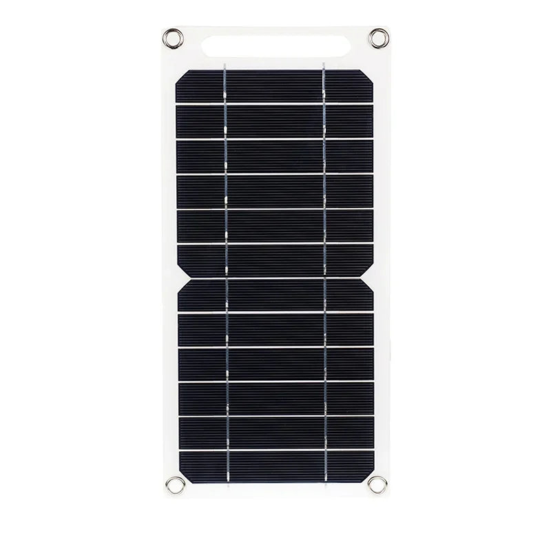 30W Solar Panel With USB Waterproof Outdoor Hiking And Camping Portable Battery Mobile Phone Charging Bank Charging Panel 6.8V