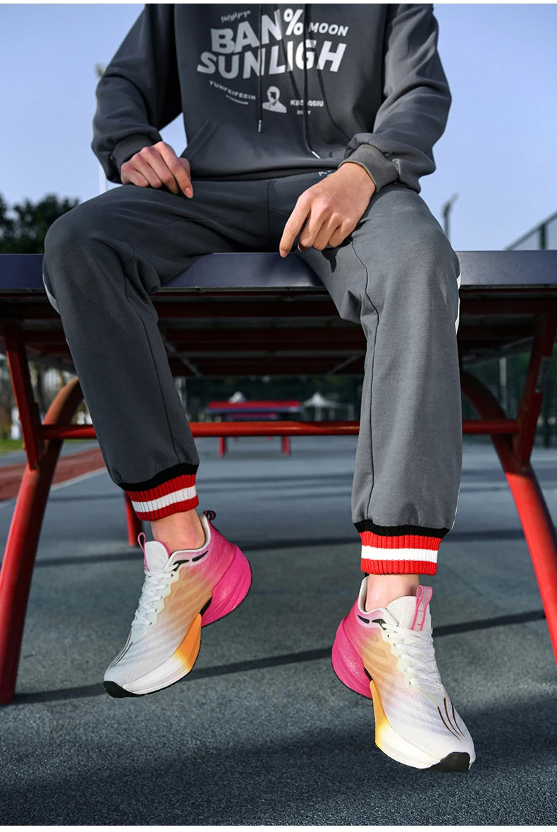 NEW 2025 Marathon Air Cushion Men Sports Running Shoes Breathable Lightweight Women's Comfortable Athletic Nonskid Sneakers