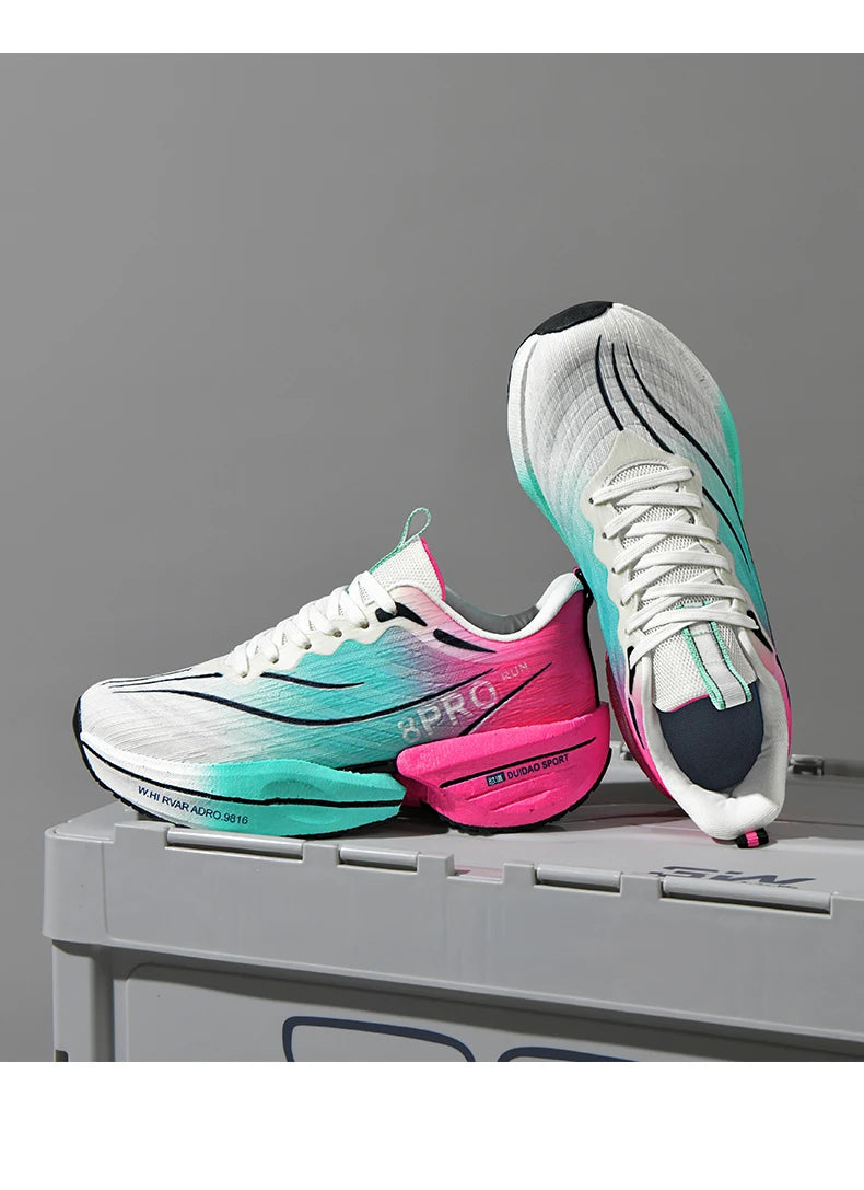 NEW 2025 Marathon Air Cushion Men Sports Running Shoes Breathable Lightweight Women's Comfortable Athletic Nonskid Sneakers