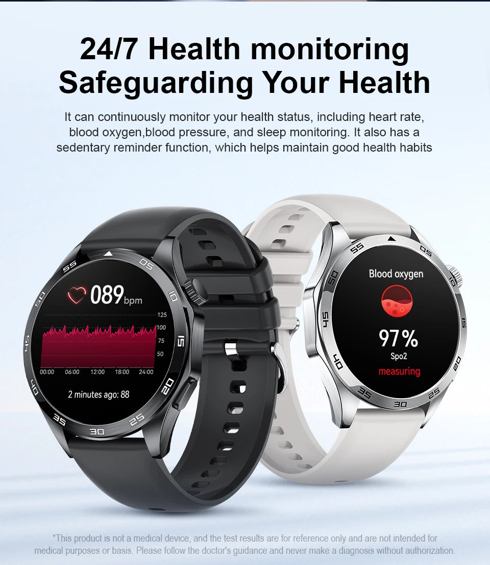 LIGE Wireless earphones ECG+PPG Smart Watch Blood Lipid Uric Acid Monitor Health Smartwatch Bluetooth Call Waterproof Watch Men