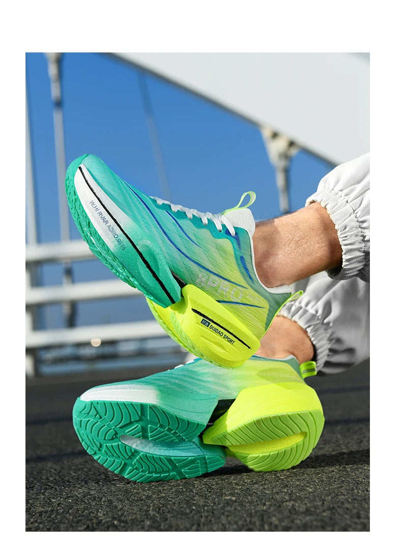 NEW 2025 Marathon Air Cushion Men Sports Running Shoes Breathable Lightweight Women's Comfortable Athletic Nonskid Sneakers