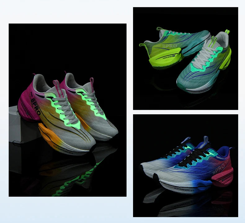 NEW 2025 Marathon Air Cushion Men Sports Running Shoes Breathable Lightweight Women's Comfortable Athletic Nonskid Sneakers